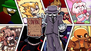 Death Toll But Every turn a different character sings 🎤 (FNF Death Toll But everyone sings it)