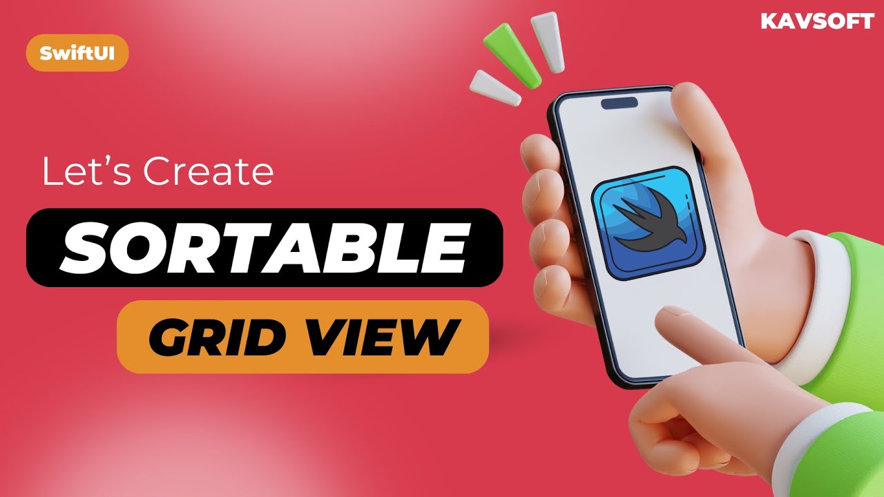 SwiftUI Sortable Grid View | Reorderable Grid | Custom Drag & Drop ...