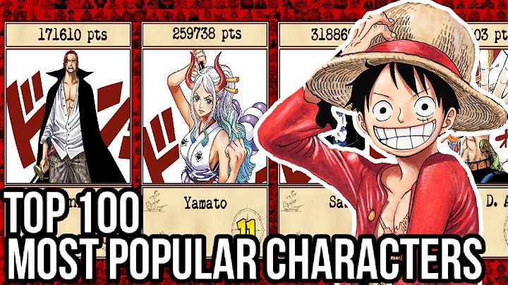 Top 100 nhân vật mạnh nhất one piece năm 2024