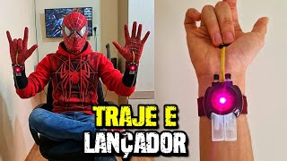 Lançador de Teia no Traje e Projetos: 10 Anos do Canal Novos Projeto o Mais Real Possível da Teia