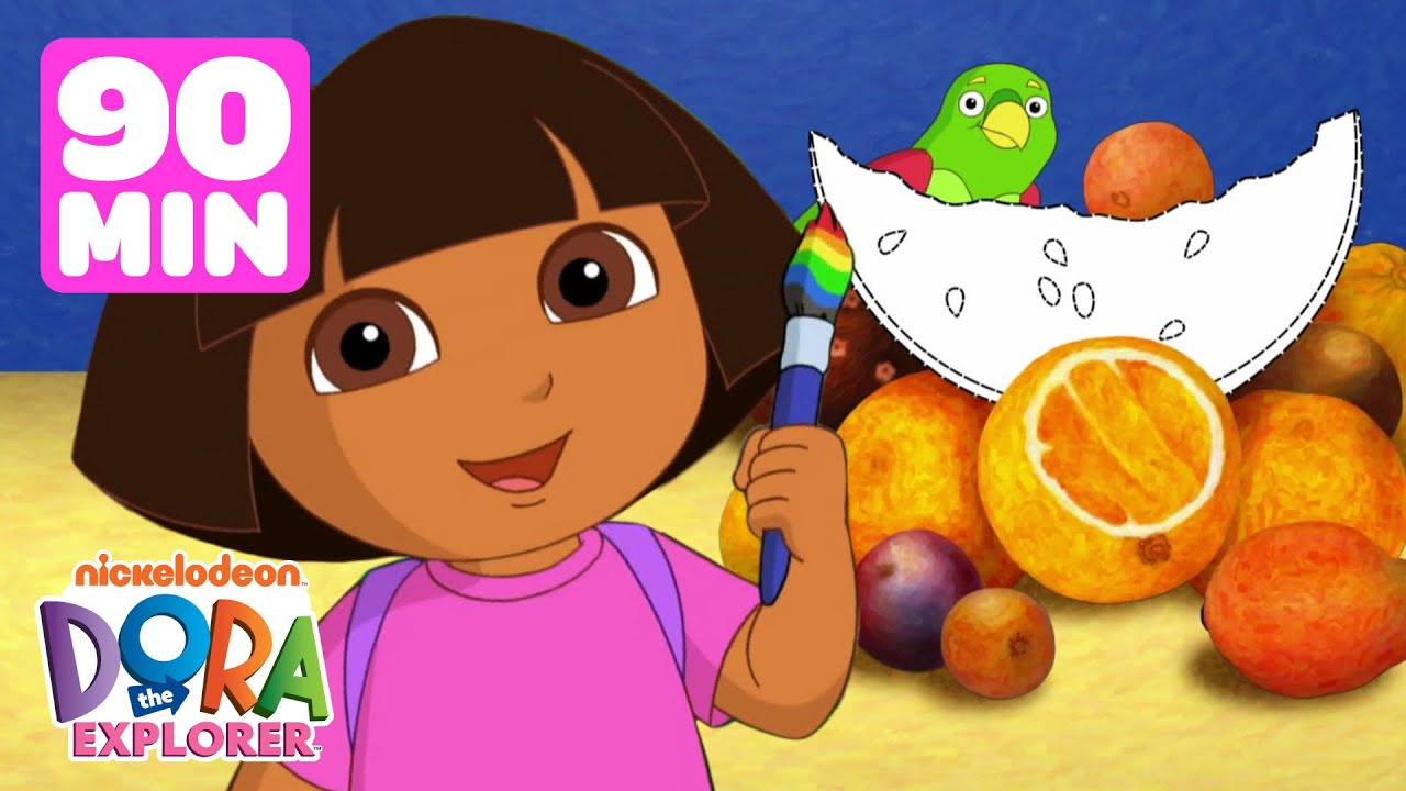 Let's Make Arts & Crafts w/ Dora the Explorer! 🖍️ 90 Minutes | Dora & Friends