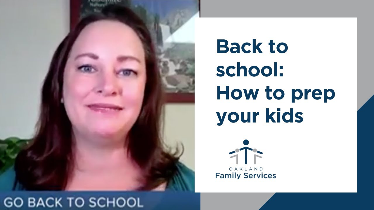 Back to school: How to prep your kids - YouTube