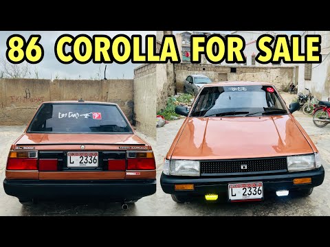 86 Corolla Reconditioned For Sale in Karachi | Contact : 03302748835 