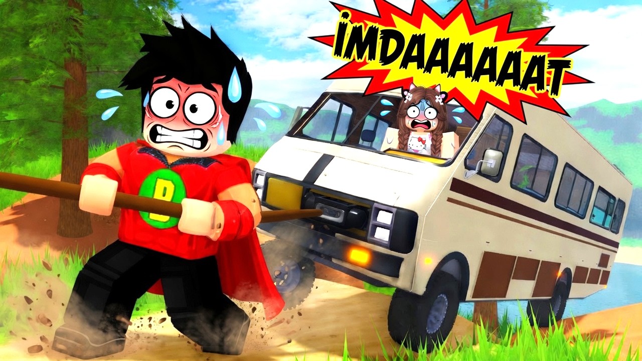 AYBÜKE İLE KAMP YAPTIK ORTALIK KARIŞTI !! Roblox RV Cooked