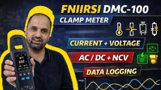 Fnirsi Dmc-100 Clamp Meter -  Waveform View! 🔋📈 Accurate 1 Ma → 600 A | Full Unbox, Tests & Verdict