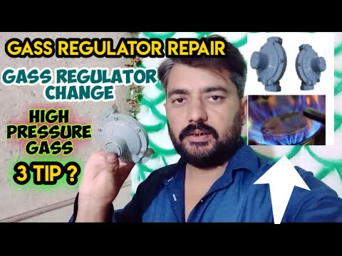 How to increase Gas Pressure and repair with gass regulator install/ Gass tez kasy kry