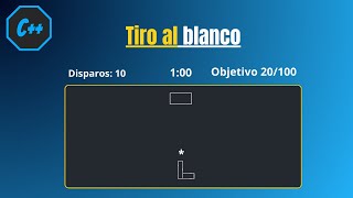 2- Tiro al blanco - Ya es posible disparar al blanco (C++, WINDOWS, VISUAL STUDIO)