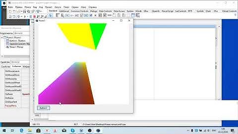 Знакомство  с  Opengl  Lazarus