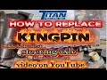 How to replace a kingpin. Steering axle kingpin #kingpin #axle #mechanic #replacement #canada #usa 