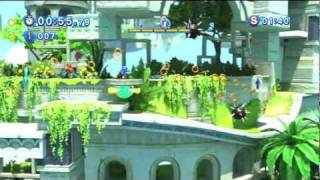 Sonic Generations - Sonic vs. Amy race (Sonic Boom song)