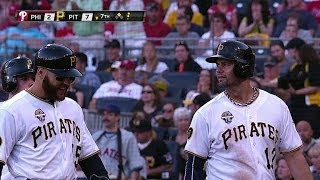 PHI@PIT: Mercer plates two insurance runs with double