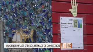 'Moonbeams' art spreads message of connection