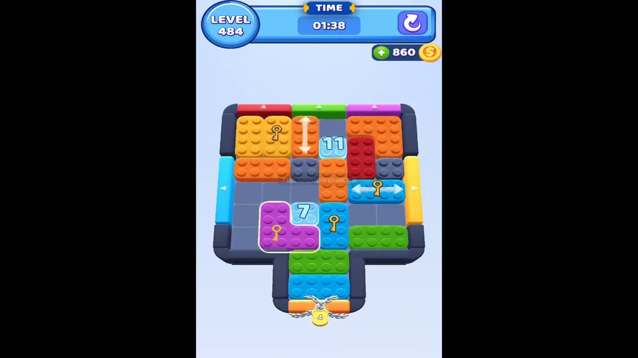 Color Block Jam Level 484 - YouTube