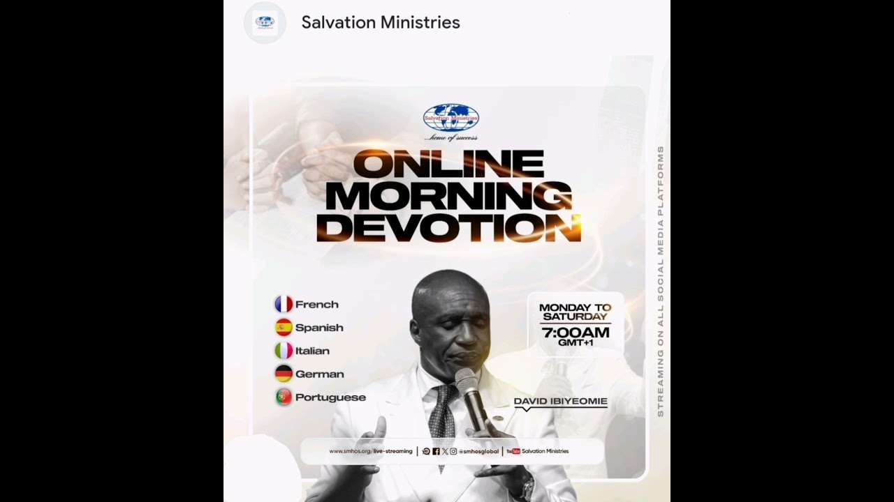 Join Online Morning Devotion With Salvation Ministries