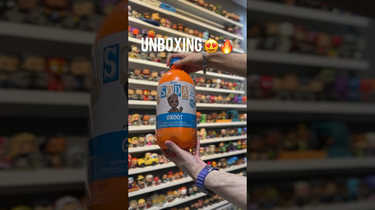 Soda Groot unboxing 🥹 