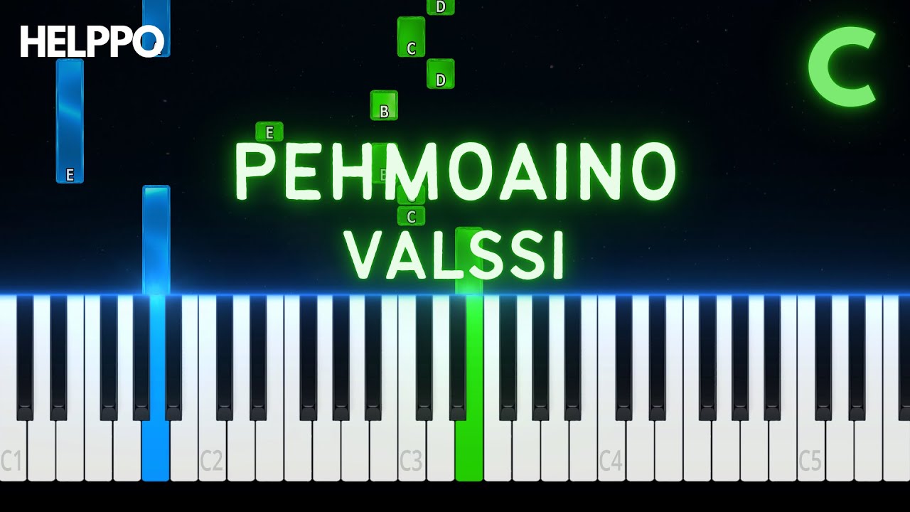 Pehmoaino Valssi Helppo Piano Tutorial transponoitu S vellaji pehmoaino-valssi-helppo-piano-tutorial-transponoitu-s-vellaji