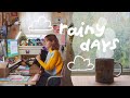 rainy crochet vlog 🌧️ making b-day gifts for my mom & bf