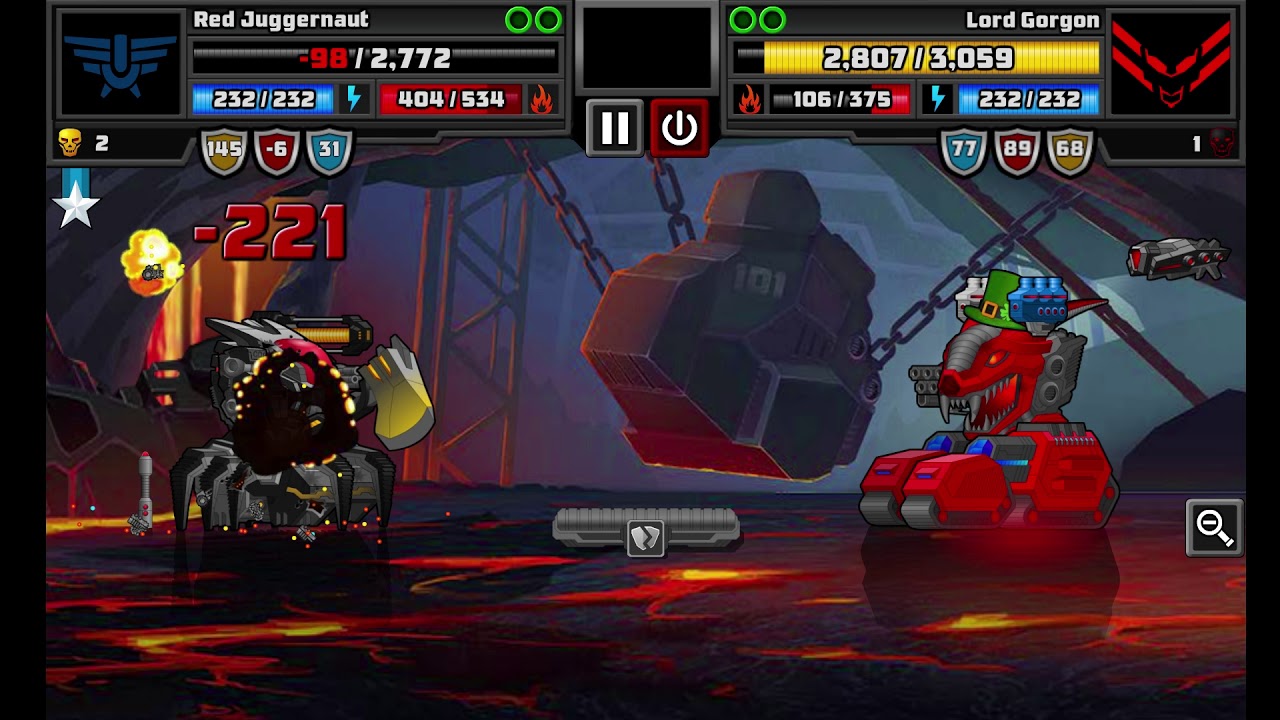 Red Juggernaut vs Lord Gorgon