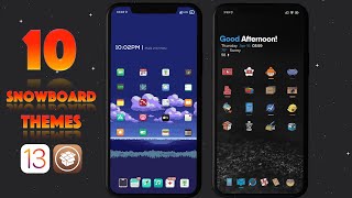 TOP 10 iOS Cydia Snowboard Themes checkra1n unc0ver screenshot 1