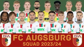 FC AUGSBURG Squad Season FC Augsburg FootWorld