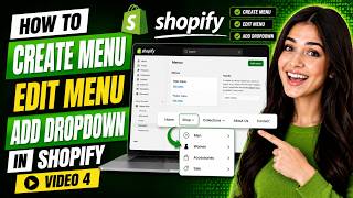 How to Create Menu in Shopify | Header & Dropdown Menu Setup