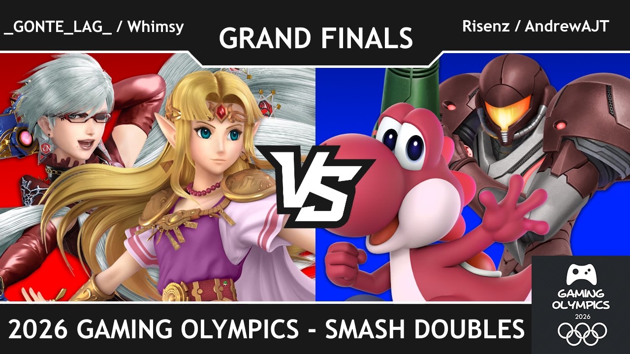 Gaming Olympics 2026 - _GONTE_LAG_/Whimsy vs AndrewAJT/Risenz - Smash Ultimate Doubles Grand Finals