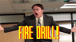 Fire Drill: The Office US | Kinetic Typography
