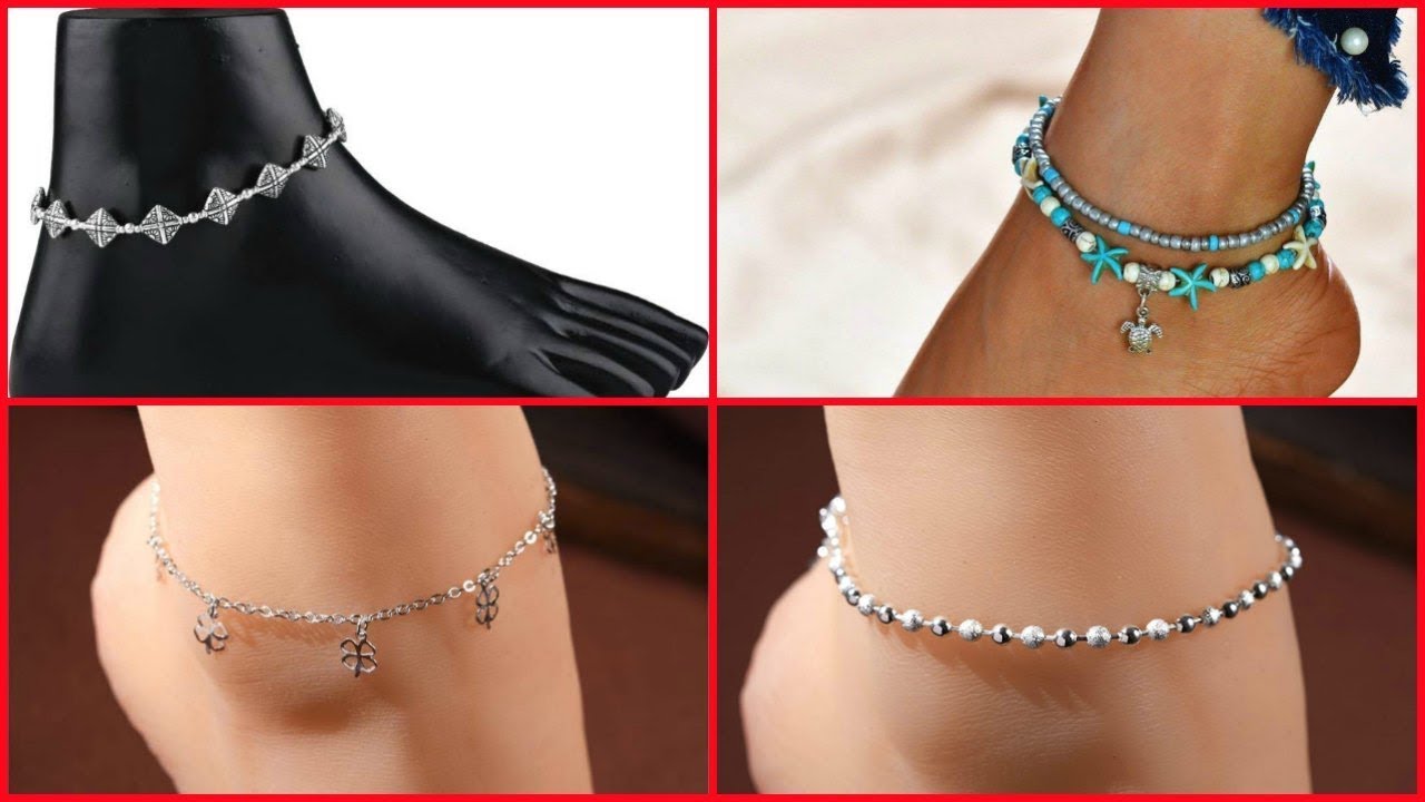 Latest Silver Anklet Designs