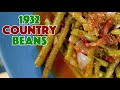 1932 COUNTRY BEANS Recipe - Old Cookbook Show - Glen And Friends Cooking - Green Beans Recipe