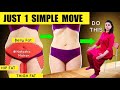 Easy Exercise To Lose Thigh Fat + Leg Fat + Belly Fat |  Best Exercise For Lower Body At Home