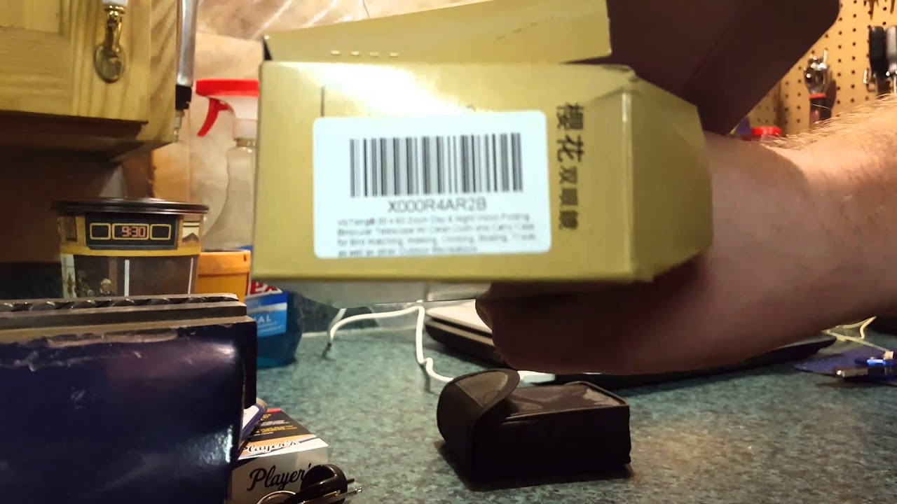 Folding Binocular Telescope Unboxing