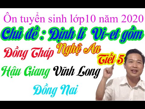 Video ĐỊNH LÍ VI- ET- ÔN TUYỂN SINH LỚP 10 Phần 5 (Tỉnh Đồng... - YouTube