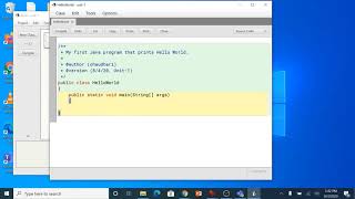 Hello World Program