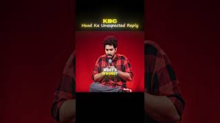KBC Head Ka Unexpected Reply 😂🤣 #samayraina #funny #comedian #kbc #comedy