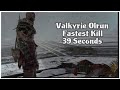 How to defeat valkyrie olrun  easy kill  valkyrie olrun  how to kill valkyrie olrun god of war