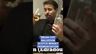 Ballechin Pronunciation with Scottish actor Brian Cox #impression #scotch #whisky #alcohol  #comedy