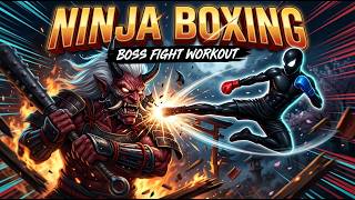 🥷 NINJA BOSS BOXING ⚔️ Beat 4 Ninja Bosses in 4 Levels | Interactive Boxing Workout | Brain Break