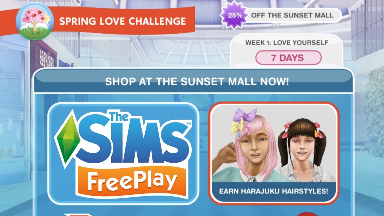 Sims Freeplay 🌸 Spring Love Community Challenge 💕 YouTube