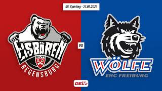 49. Spieltag DEL2 | Eisbären Regensburg vs. EHC Freiburg | Game Highlights