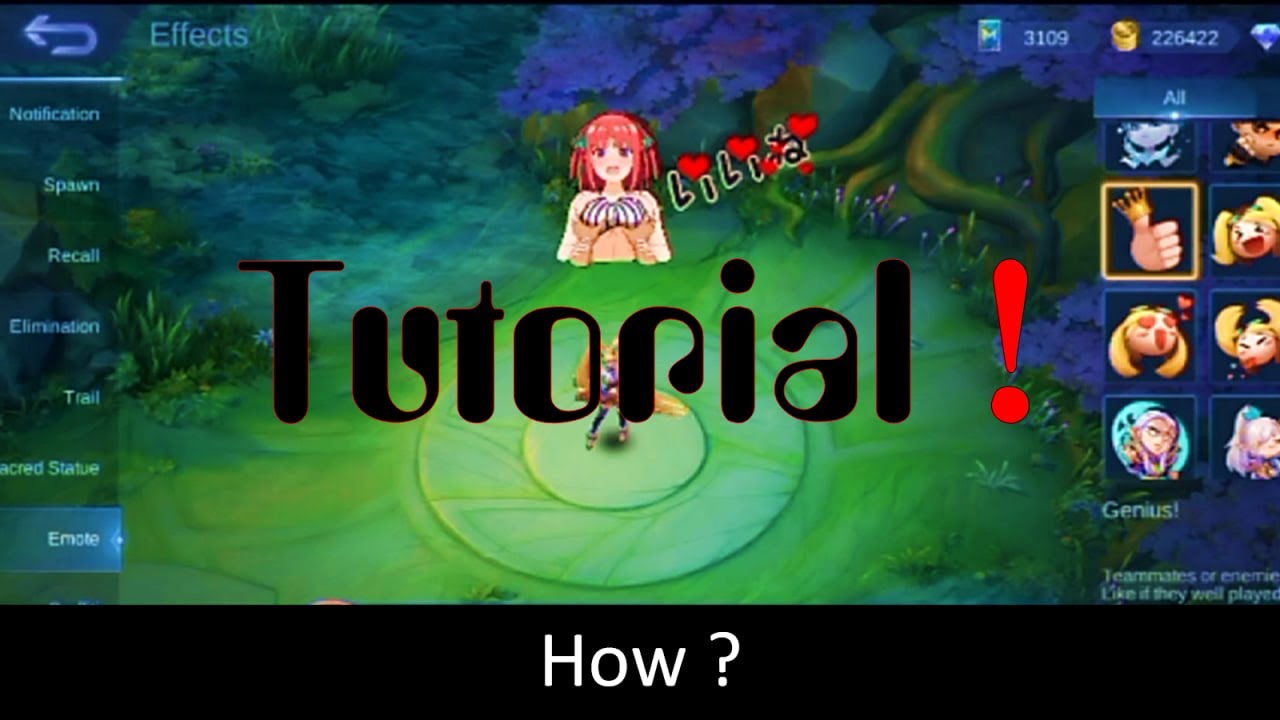 Nino emot Ml Tutorial ! Easy ! - YouTube