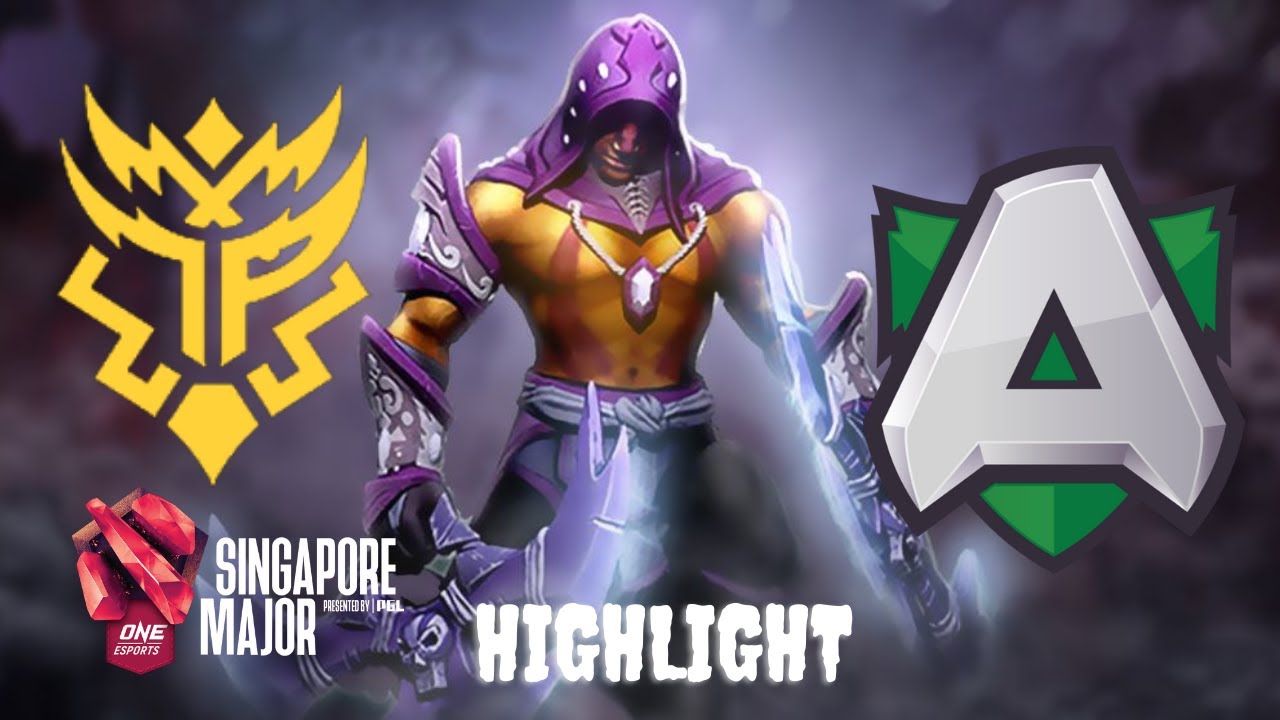 Alliance Vs Thunder Predator One Esports Singapore Major Dota 2 Youtube