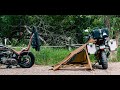 2024 the original poleless nomad 4 mototent  how to setup by abel brown