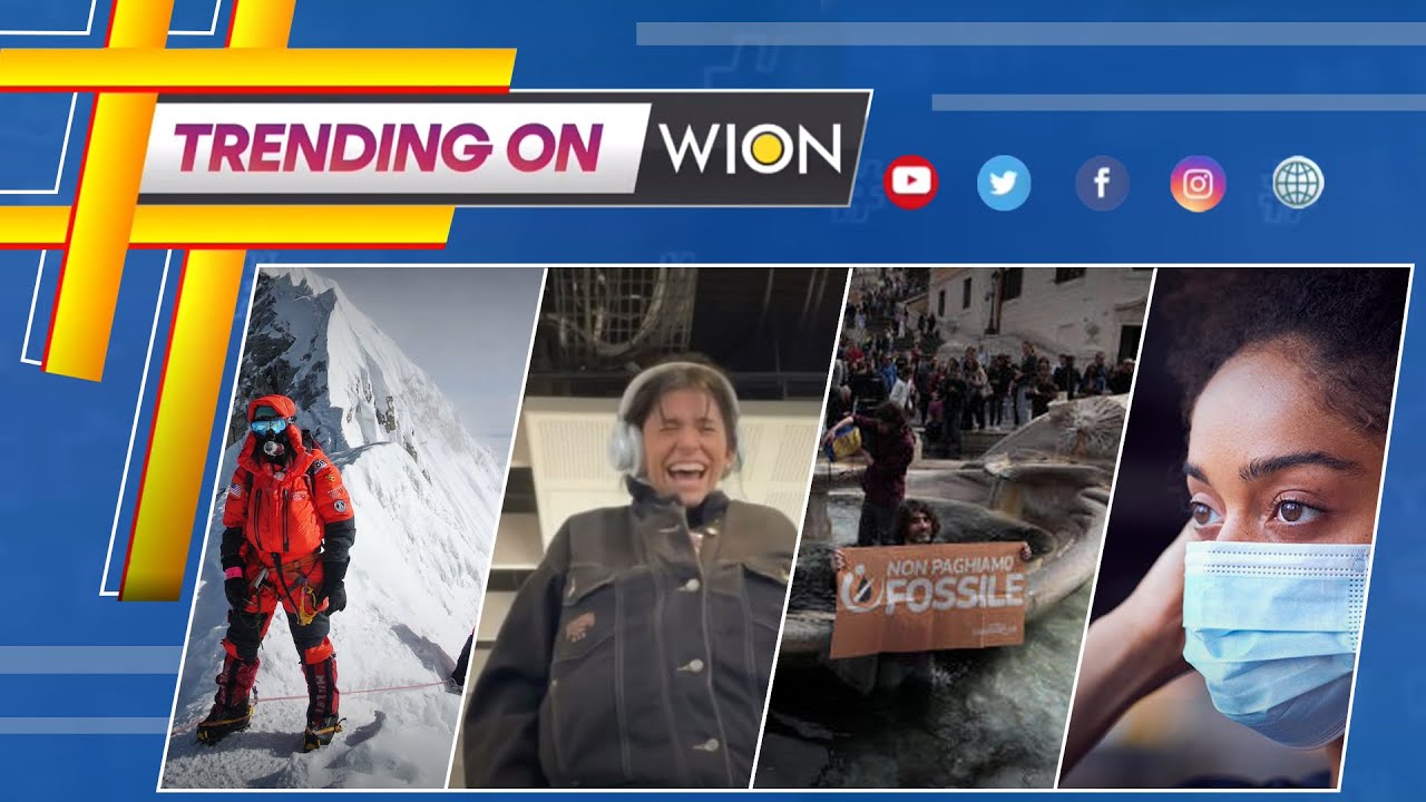 Climate activists turn Rome's iconic Trevi Fountain black | Trending on WION