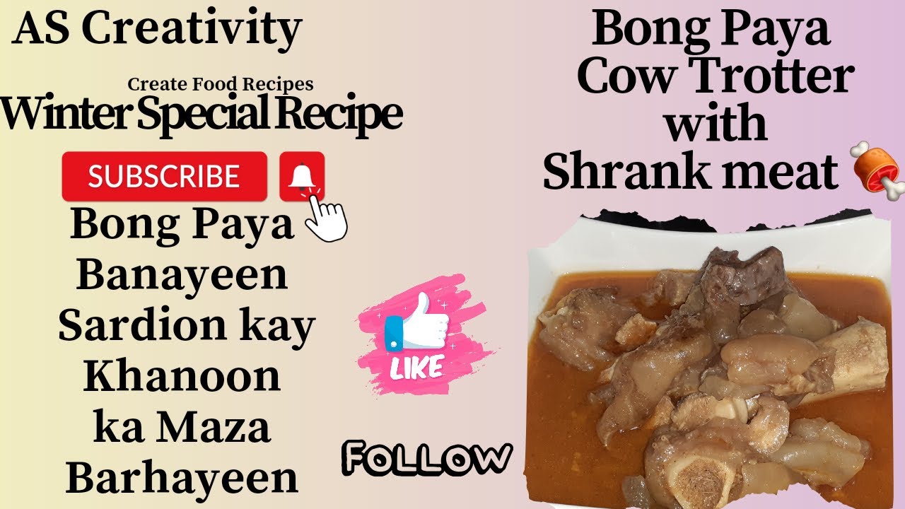 Unveiling the Secret Bong Paya Recipe: A Delightful CowTrotter&ShrankMeat