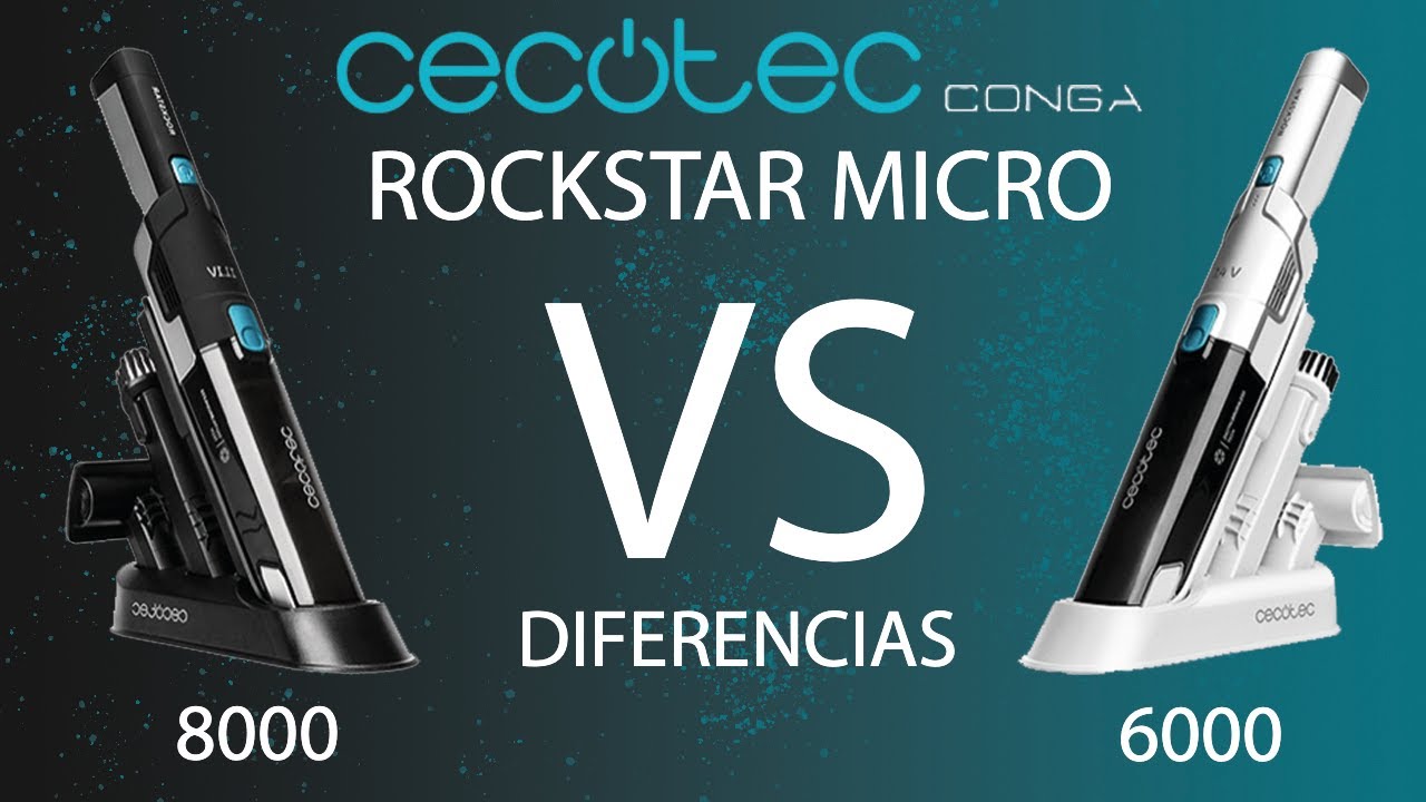 Diferencias entre Conga Rockstar Micro 6000 y Rockstar Micro 8000 |  Comparativa - YouTube