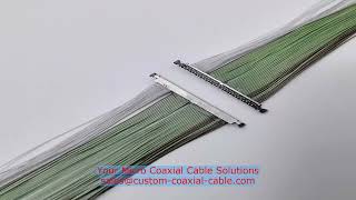 micro-coax bundle 85 ohm differential pairs wiring harness manufacturers in coimbatore wiring harnes