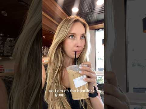 Trying coffee and