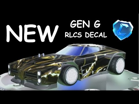 NEW Gen G RLCS Decal | 2s Gameplay - YouTube