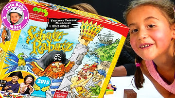 Lets Play Schatz Rabatz - wir spielen das coole Piraten Schatz Kinderspiel - Kinderkanal