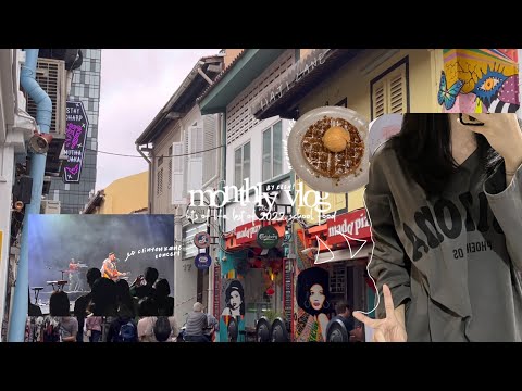 monthly vlog ✿ | ft. iphone13 unboxing, clinton kane concert, jurong bird park, school & more